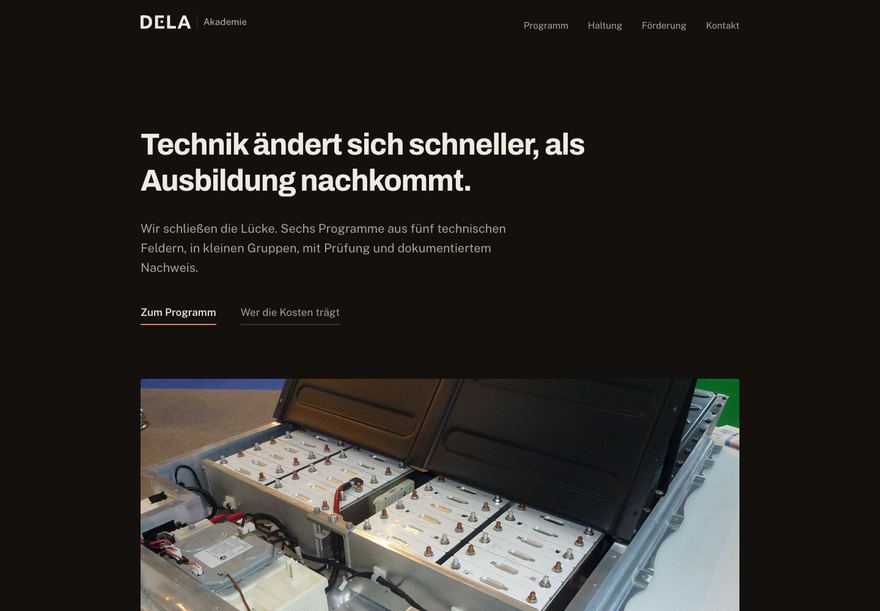 Entwurf 01, Minimal, dunkle Darstellung
