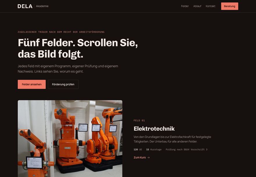 Entwurf 09, Standbild, dunkle Darstellung